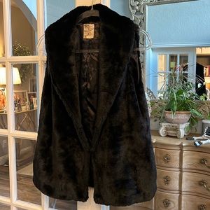 Tulle Brand Faux Fur Vest